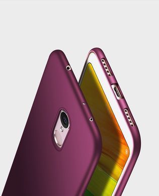 Защитный чехол X-level Guardian для Xiaomi Redmi 5 Бордовый