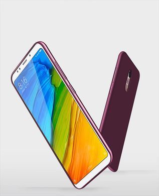 Защитный чехол X-level Guardian для Xiaomi Redmi 5 Бордовый