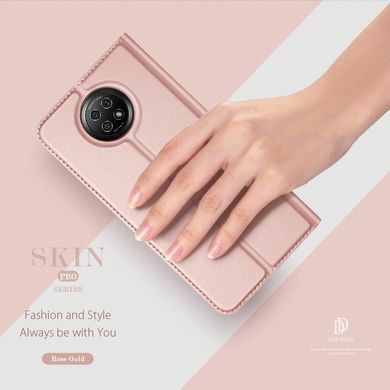 Чохол-книжка Dux Ducis для Xiaomi Redmi Note 9 5G / Redmi Note 9T Рожевий