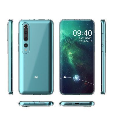 TPU чехол Strong Clear 0,5mm для Xiaomi Mi 10 / Mi 10 Pro Прозрачный