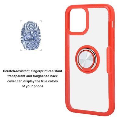 Защитный чехол Crystal Ring для iPhone 12 mini Красный