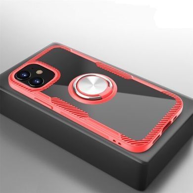 Защитный чехол Crystal Ring для iPhone 12 mini Красный