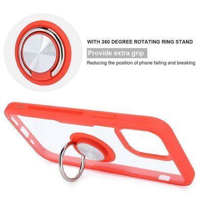 Защитный чехол Crystal Ring для iPhone 12 mini Красный