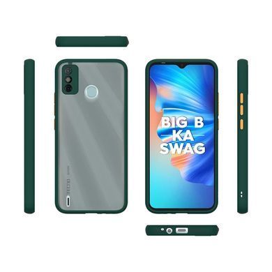 Защитный чехол Сolor Buttons для Tecno Spark 6 GO Зеленый
