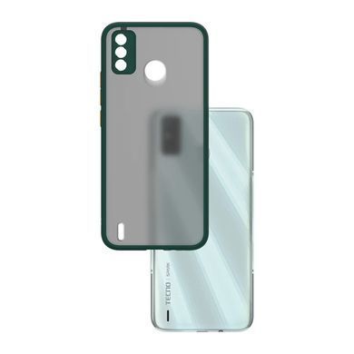 Защитный чехол Сolor Buttons для Tecno Spark 6 GO Зеленый