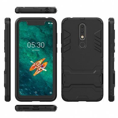 Захисний чохол Strong Guard для Nokia 5.1 Plus 2018 (Nokia X5) Чорний