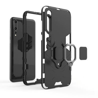Защитный чехол Strong Guard Ring для Huawei P20 Pro Черный
