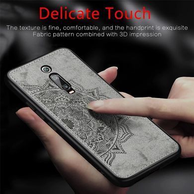 Захисний чохол Textile Decor для Xiaomi Redmi K20 / K20 Pro / Mi 9T / Mi 9T Pro Сірий
