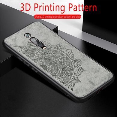 Захисний чохол Textile Decor для Xiaomi Redmi K20 / K20 Pro / Mi 9T / Mi 9T Pro Сірий