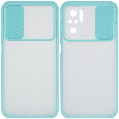 Защитный чехол Veiler Camera для Xiaomi Redmi Note 10 / Redmi Note 10S / Poco M5s Бирюзовый