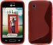 Чехол TPU S-line для LG D160 / D170 L40 Красный