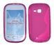 Чехол TPU S-line для Samsung S5292 Rex 90 Розовый