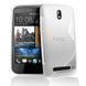 Чехол TPU S-line для HTC Desire 501 Белый