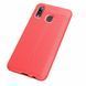 Захисний чохол Leather для Samsung A205F Galaxy A20 / A305F Galaxy A30 2019 Червоний