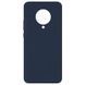 Защитный чехол Liquid Case Full Cover для Xiaomi Redmi K30 Pro / Poco F2 Pro Dark Blue