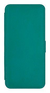 Чехол из натуральной кожи Genuine Leather Book для HTC Desire 601 (без функции подставки) Бирюзовый