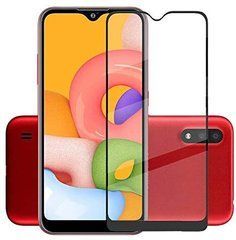 Защитное стекло Full Glue для Samsung A015F Galaxy A01 Черный