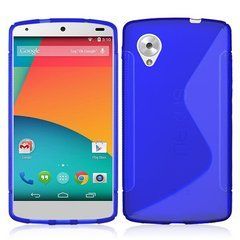 Чехол TPU S-line для LG D821 Nexus 5 Синий