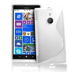 Чехол TPU S-line для Nokia Lumia 1520 Прозрачный