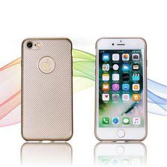 Защитный чехол Carbon TPU для iPhone 5 / iPhone 5S / iPhone SE Золотистый