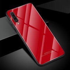 Защитный чехол Glass для Samsung A505F Galaxy A50 / A507F Galaxy A50s / A307F Galaxy A30s Красный