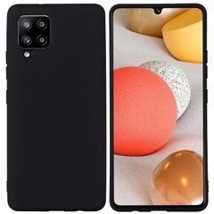 Защитный чехол Liquid Case Full Cover для Samsung Galaxy A42 5G Черный