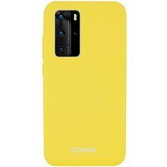 Захисний чохол Liquid Full Magnet для Huawei P40 Pro Жовтий