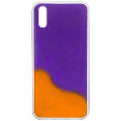 Захисний чохол Neon с песком для Xiaomi Redmi 9A Помаранчевий
