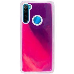 Захисний чохол Neon с песком для Xiaomi Redmi Note 8 / Note 8 2021 Фіолетовий
