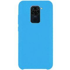Захисний чохол Original Liquid Case для Xiaomi Redmi Note 9 / Redmi 10X Блакитний