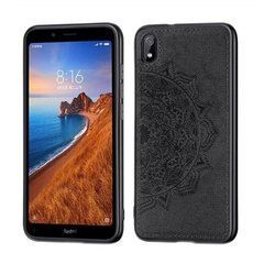Защитный чехол Textile Decor для Xiaomi Redmi 7A Черный