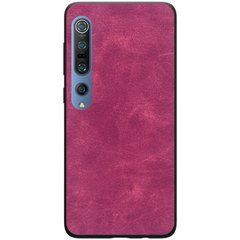 Защитный чехол TPU Marble для Xiaomi Mi 10 / Mi 10 Pro Малиновый