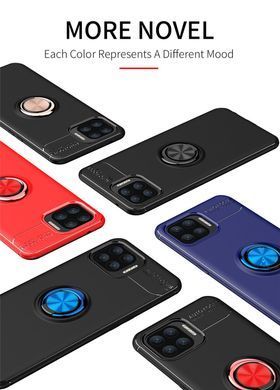 Защитный чехол Color Ring для Oppo A93 Красный