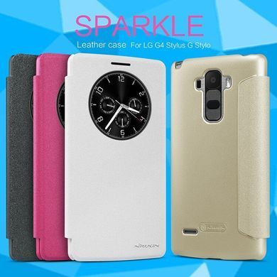 Чохол-книжка Nillkin Sparkle для LG G4 Stylus H630 Білий