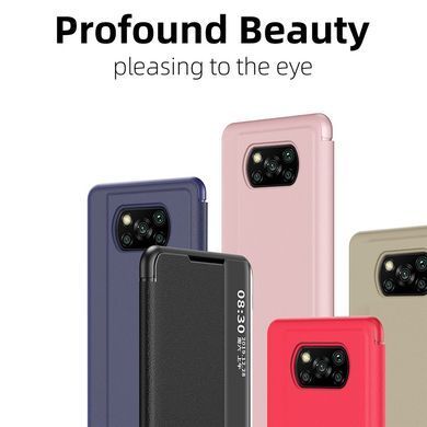 Чехол-книжка Sylish View для Xiaomi Poco X3 / X3 NFC / X3 Pro Красный