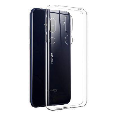 TPU чохол Strong Clear 0,5mm для Nokia 8.1 (X7) Прозорий