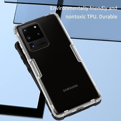 TPU чохол Nillkin Nature для Samsung G988B Galaxy S20 Ultra Прозорий