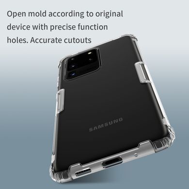 TPU чохол Nillkin Nature для Samsung G988B Galaxy S20 Ultra Прозорий