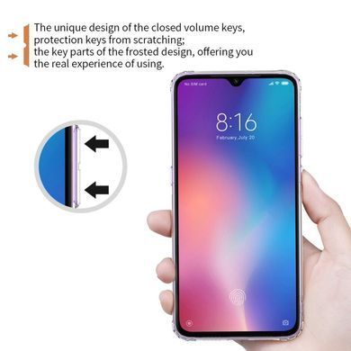 TPU чохол Nillkin Nature для Xiaomi Mi9 Прозорий