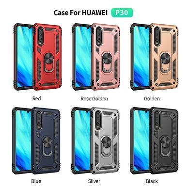 Захисний чохол Kvadrat Ring для Huawei P30 Темно-синій