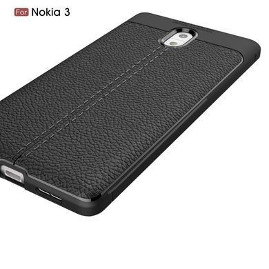 Захисний чохол Leather для Nokia 3 2017 Синій