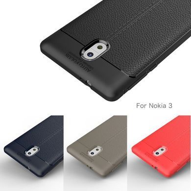 Захисний чохол Leather для Nokia 3 2017 Синій