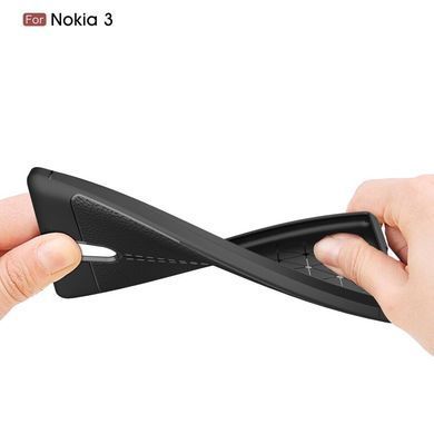 Захисний чохол Leather для Nokia 3 2017 Синій