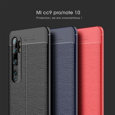 Защитный чехол Leather для Xiaomi Mi Note 10 / Mi Note 10 Pro / Mi CC9 Pro Черный