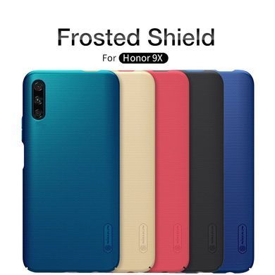 Защитный чехол Nillkin Frosted Shield для Huawei Honor 9X / Honor 9X Pro (без выреза под сканер) Синий