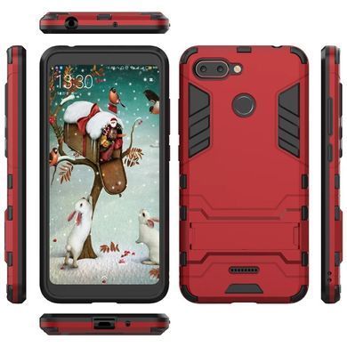 Защитный чехол Strong Guard для Xiaomi Redmi 6 / Redmi 6A Красный