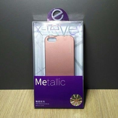 Защитный чехол X-level Metallic для iPhone 5 / iPhone 5S / iPhone SE Розовый