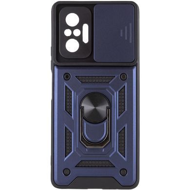 Защитный чехол Kvadrat Ring Lock для Xiaomi Redmi Note 10 Pro / 10 Pro Max Темно-синий