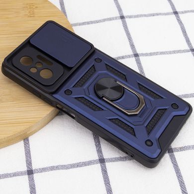 Защитный чехол Kvadrat Ring Lock для Xiaomi Redmi Note 10 Pro / 10 Pro Max Темно-синий