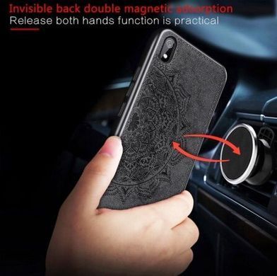 Защитный чехол Textile Decor для Xiaomi Redmi 7A Черный